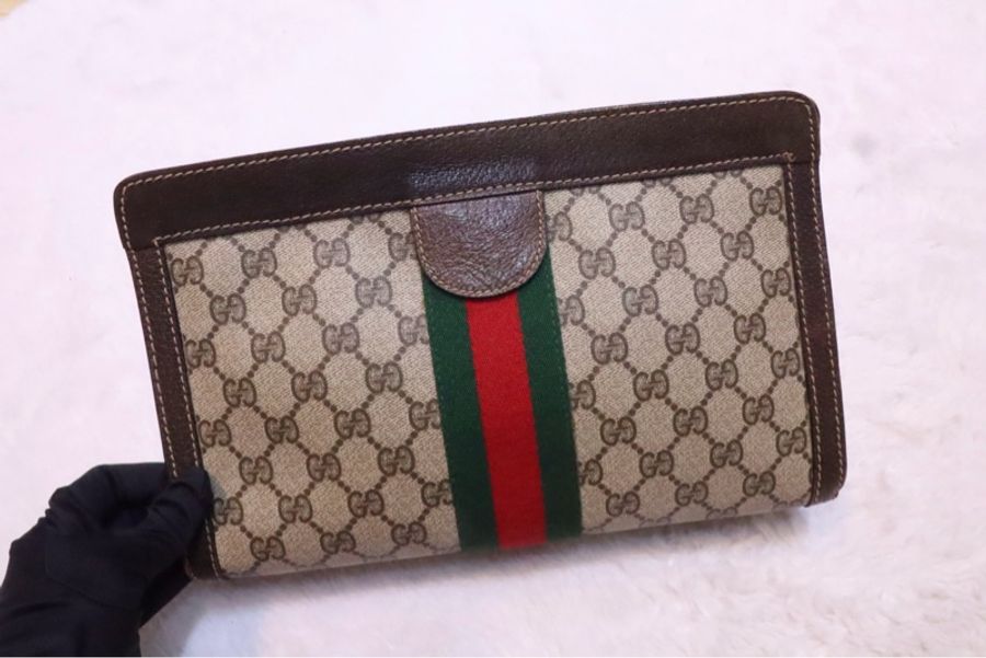 Gucci啡色老花pouch🤎-2