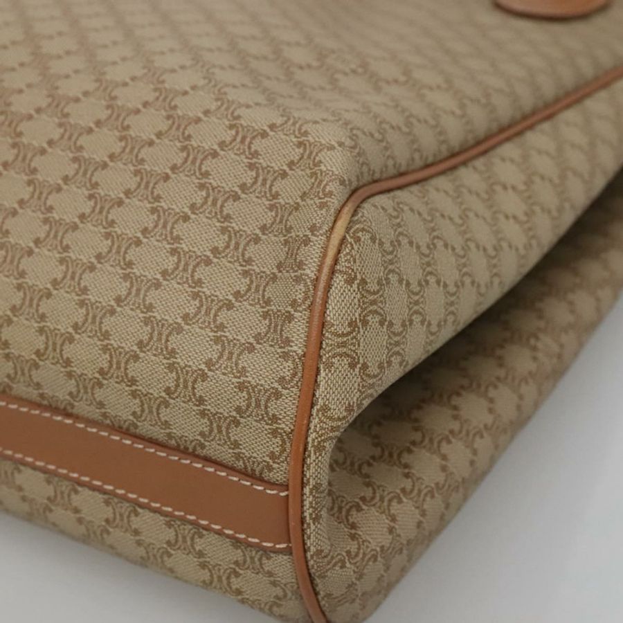 【日本直送】CELINE Macadam帆布托特包 PVC 米色 金色 正品 nb284-8
