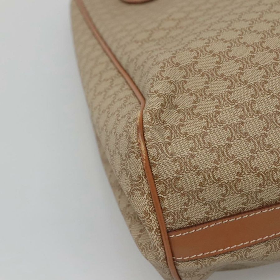 【日本直送】CELINE Macadam帆布托特包 PVC 米色 金色 正品 nb284-13