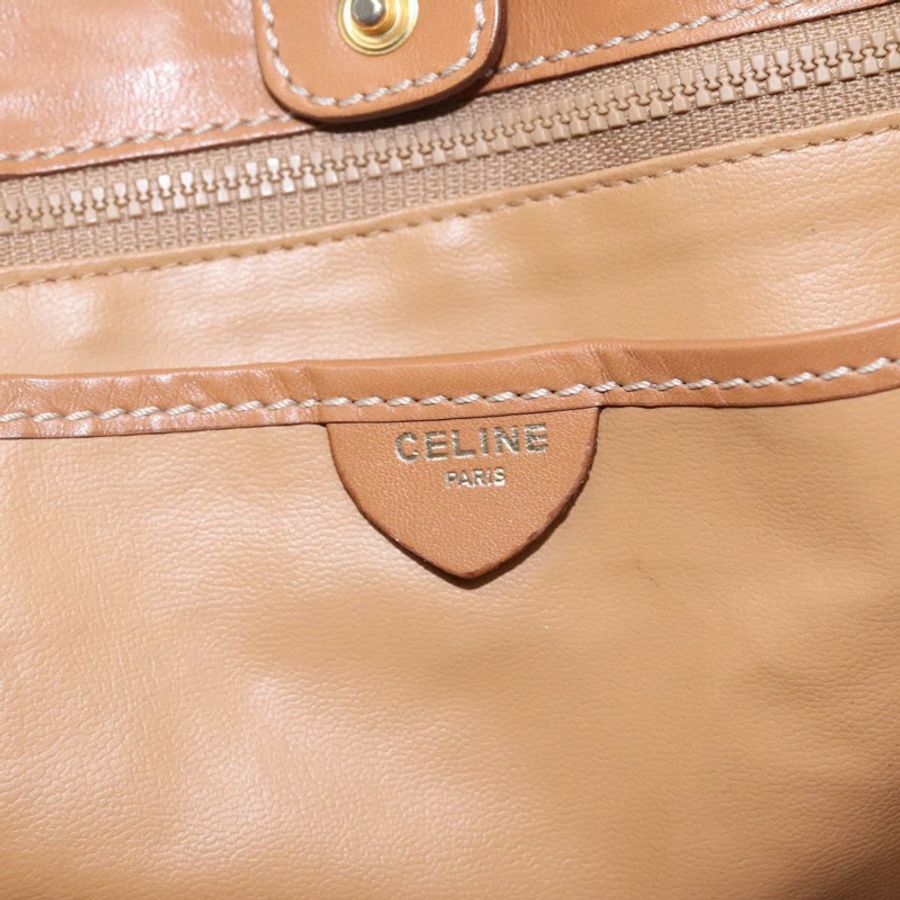【日本直送】CELINE Macadam帆布托特包 PVC 米色 金色 正品 nb284-16