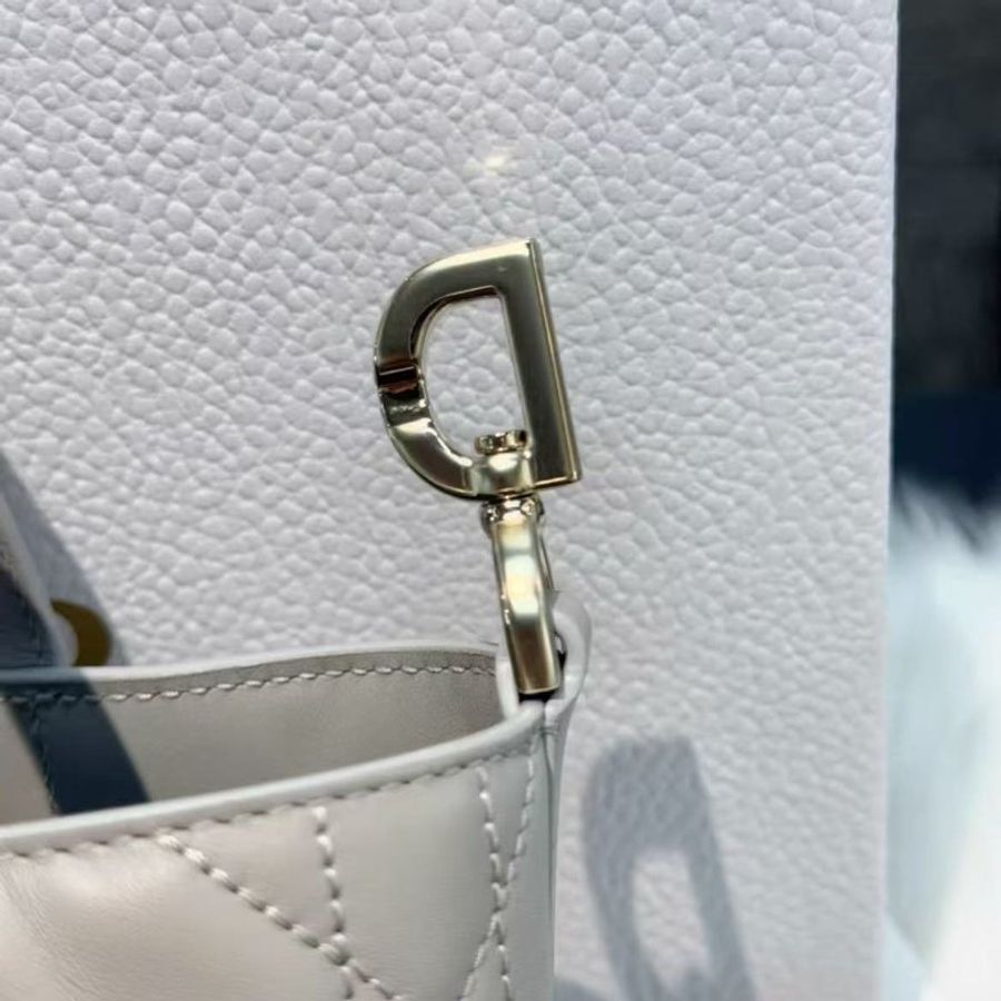 Dior Toujours 小號 水泥灰色 配件齊全-5