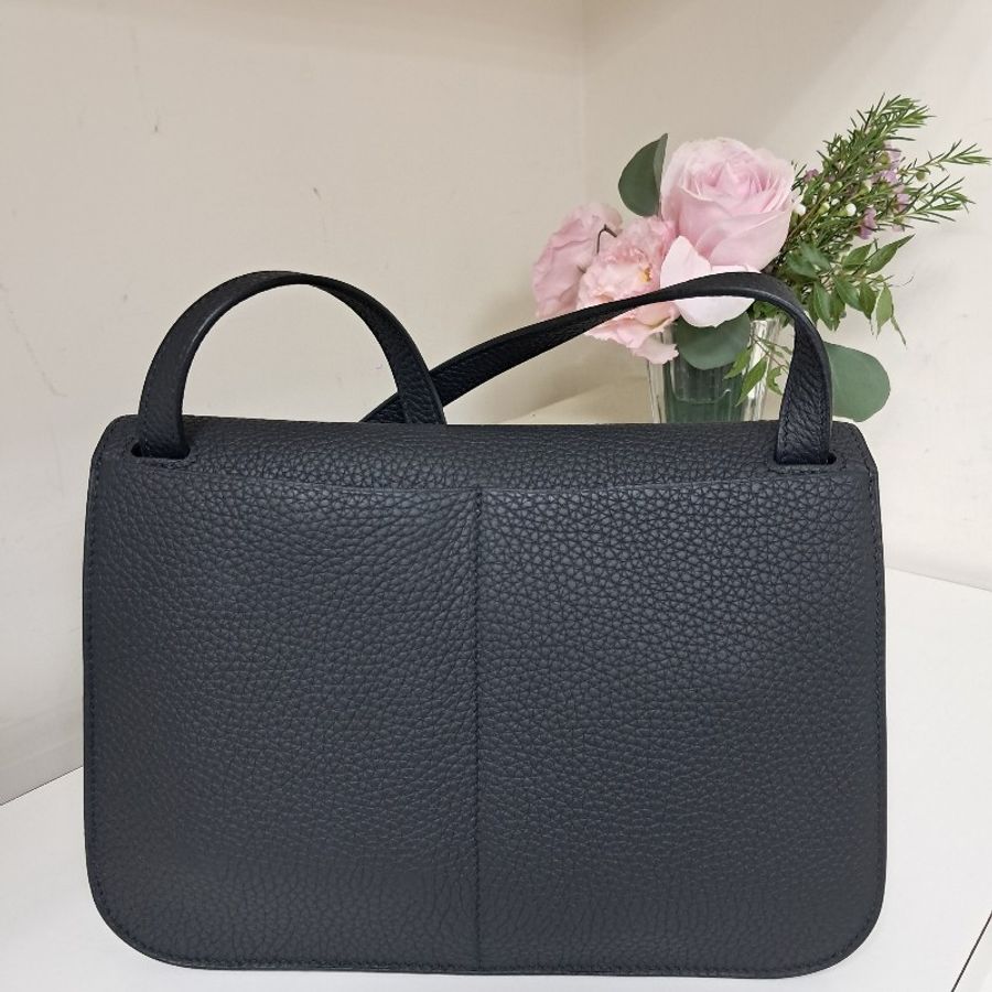 Hermès 愛瑪仕  Halzan 25  黑金-1