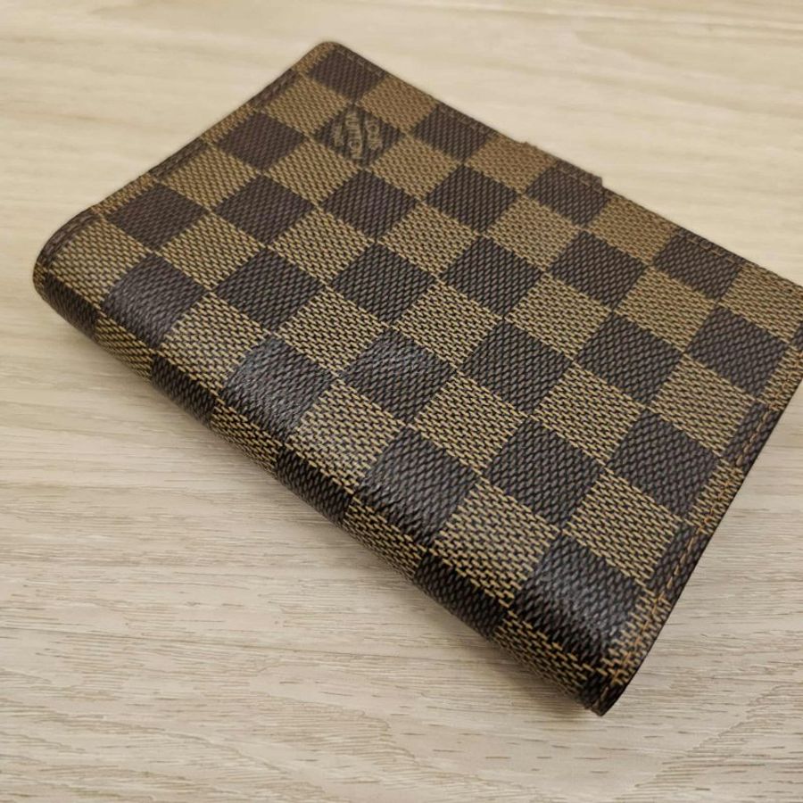 🎀👜曼蒂二手精品👜🎀 狀況極佳 LV 路易威登 棋盤格筆記本 六孔 筆記本 手帳本-7