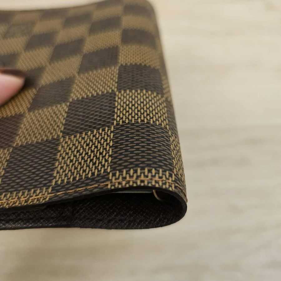 🎀👜曼蒂二手精品👜🎀 狀況極佳 LV 路易威登 棋盤格筆記本 六孔 筆記本 手帳本-21