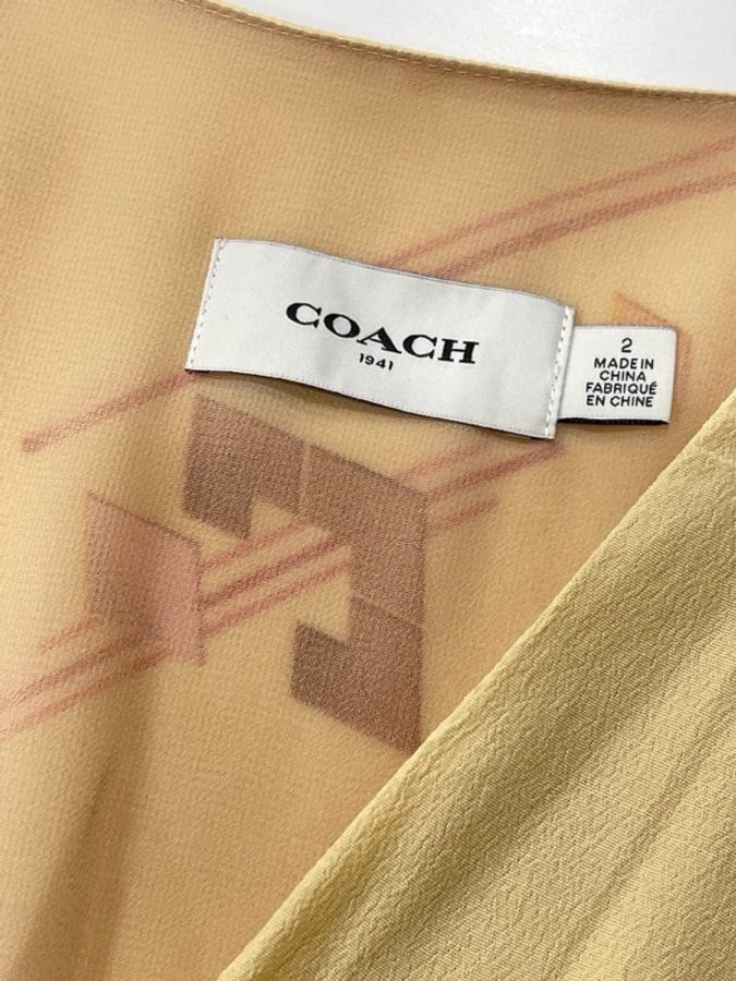 美國COACH 幾何圖案洋裝-8
