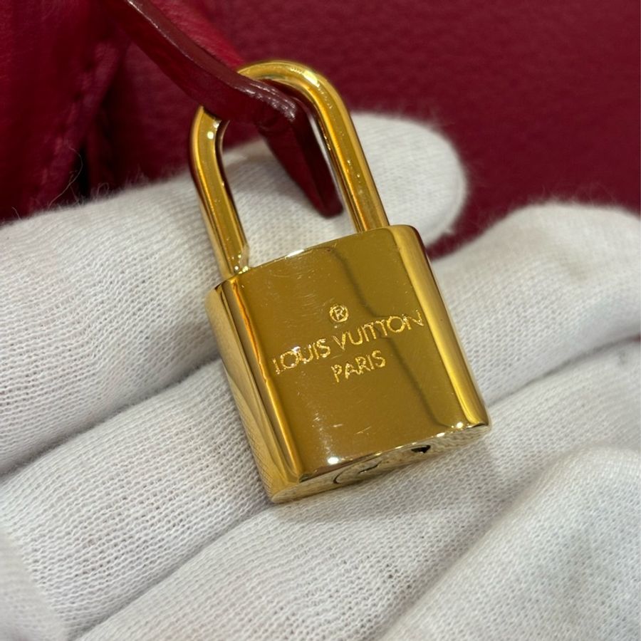 LV M93461 櫻桃 紅 聯名 全皮 手提包 肩背包 SPEEDY 30 波士頓包 斜背包-8
