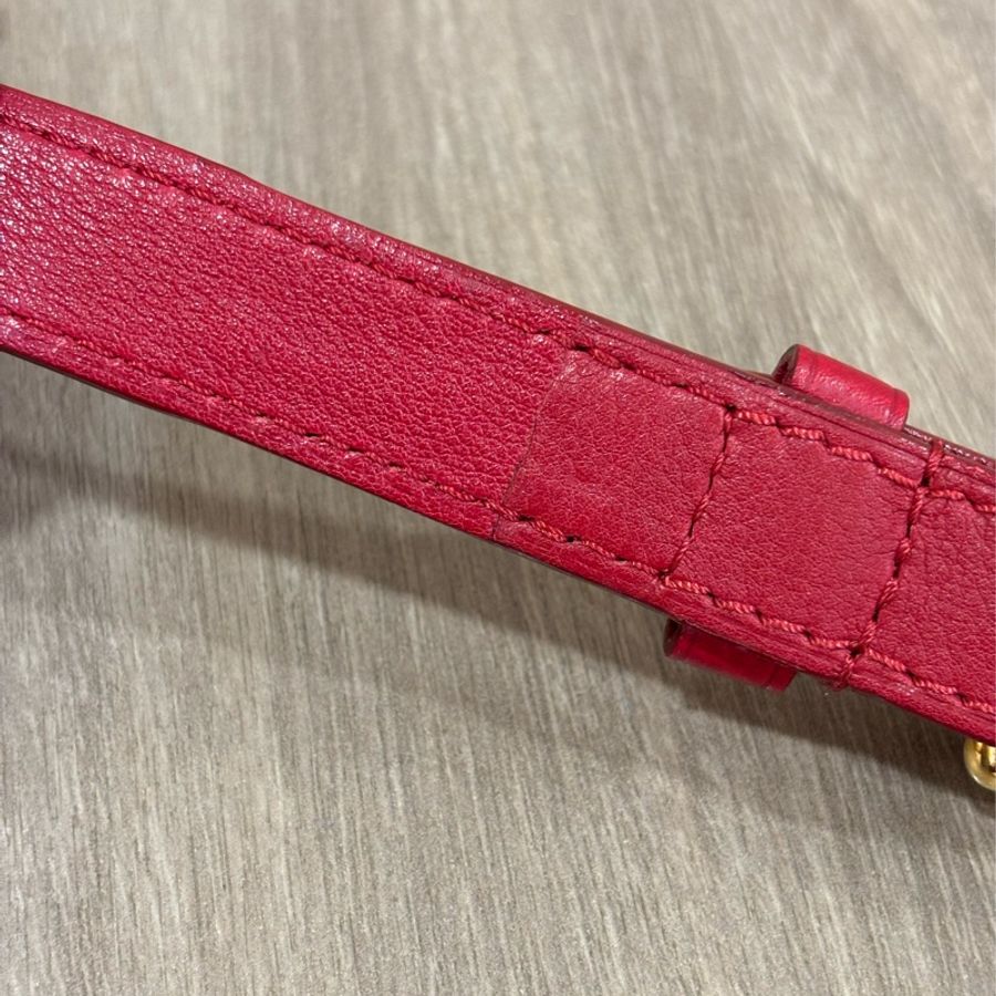 LV M93461 櫻桃 紅 聯名 全皮 手提包 肩背包 SPEEDY 30 波士頓包 斜背包-25