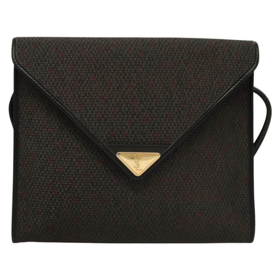 【日本直送】SAINT LAURENT 紫色金色帆布單肩包 正品 sw211-12