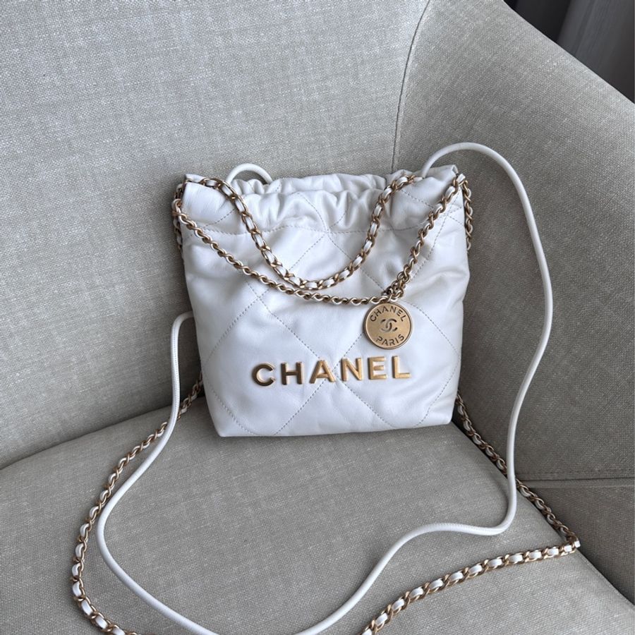 ❌全新|Chanel mini 22 白金-0