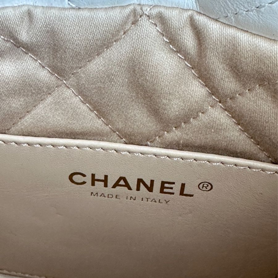 ❌全新|Chanel mini 22 白金-3
