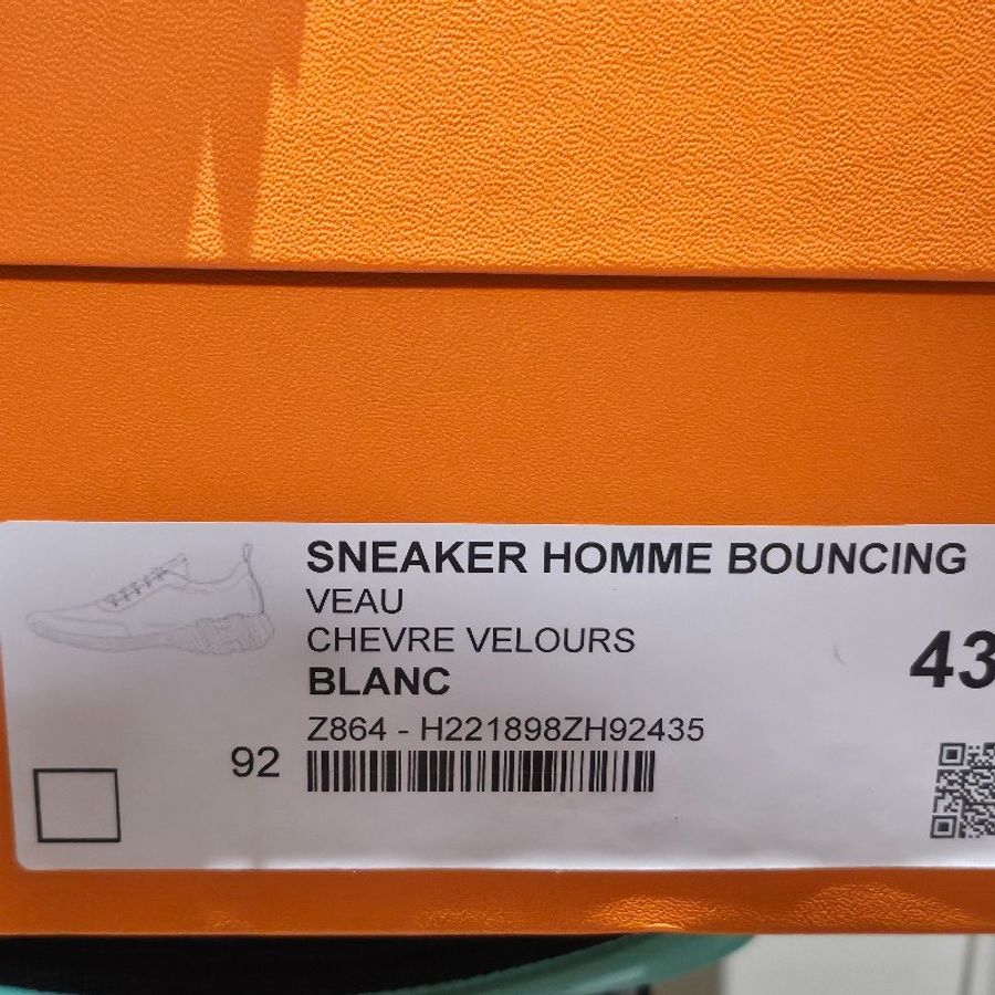 [全新離櫃新品] HERMES Bouncing 運動鞋 43.5-2