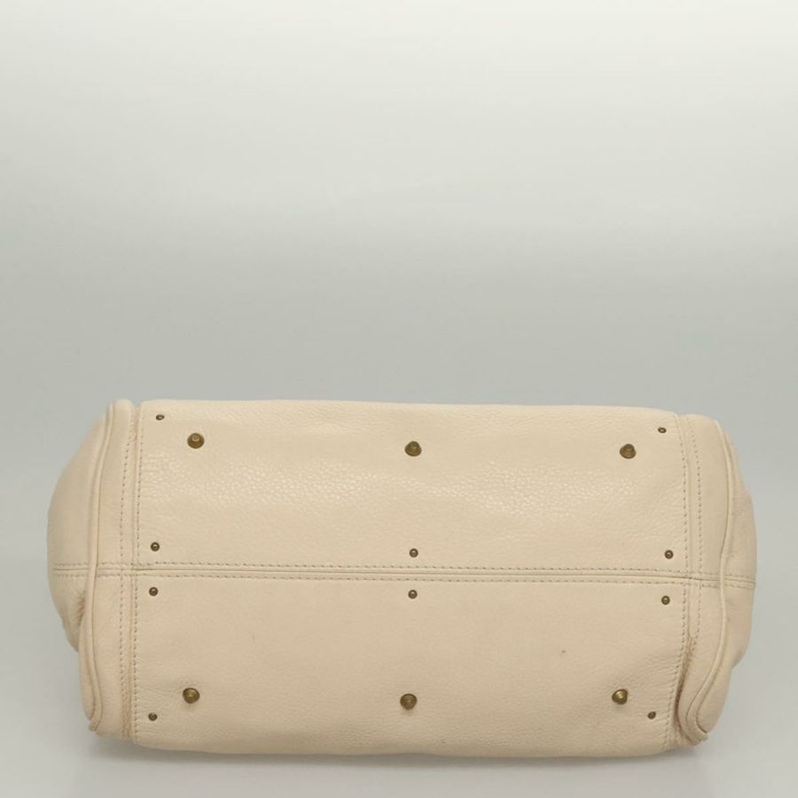 【日本直送】Chloe Paddington 手提包 皮革 白色 正品 BD1061-4