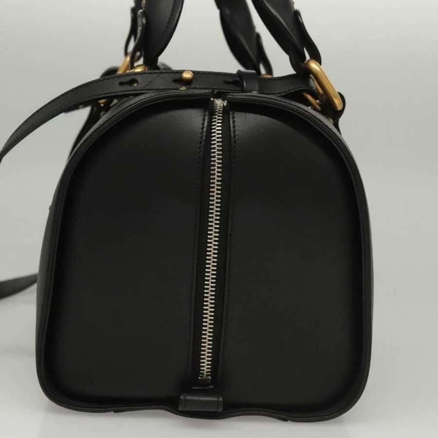【日本直送】Chloe 手提包 皮革 2 向 黑色 正品 mr1213-2