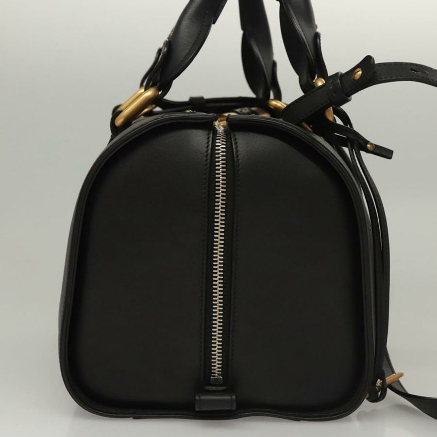 【日本直送】Chloe 手提包 皮革 2 向 黑色 正品 mr1213-3