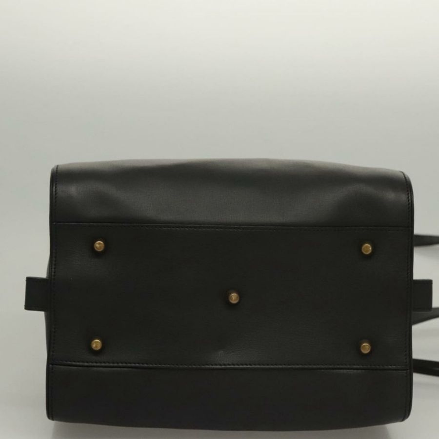 【日本直送】Chloe 手提包 皮革 2 向 黑色 正品 mr1213-4