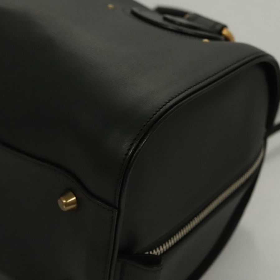 【日本直送】Chloe 手提包 皮革 2 向 黑色 正品 mr1213-16