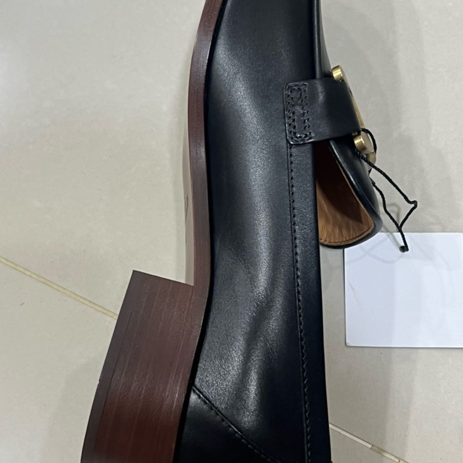 Tod’s黑色樂福鞋 Kate Loafer 金屬釦環37 1/2-8