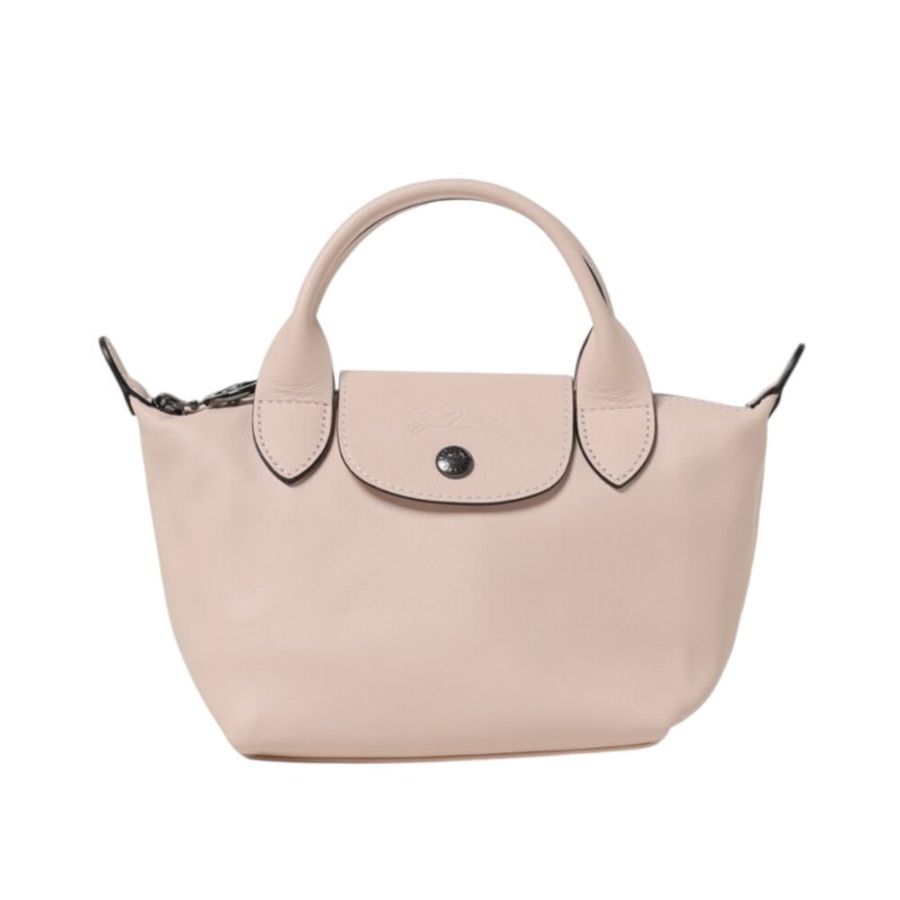 【LONGCHAMP】Le Pliage Xtra XS 牛皮 手提包 肩背包 斜背包 水餃包 粉色 L1500987542-0