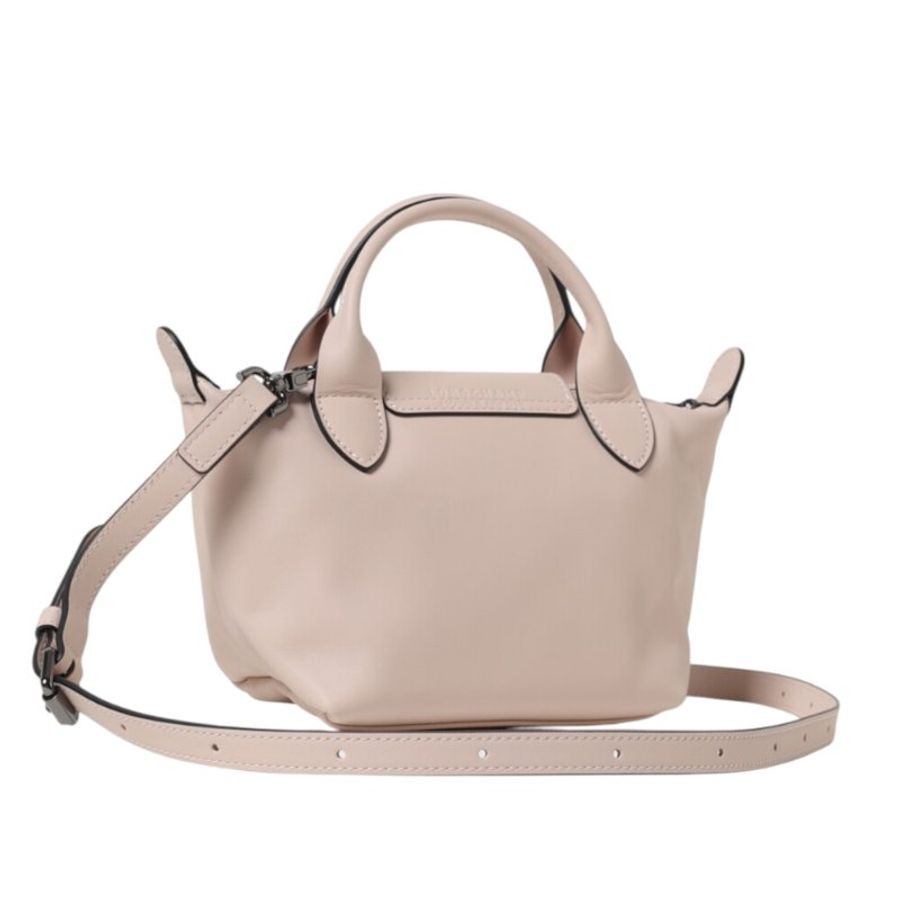 【LONGCHAMP】Le Pliage Xtra XS 牛皮 手提包 肩背包 斜背包 水餃包 粉色 L1500987542-4