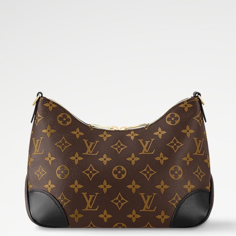 莉亞精品♡LV M45831 Boulogne 經典老花黑皮牛角包 全新-4