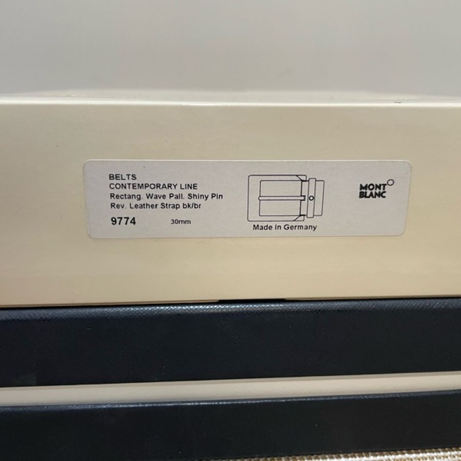 萬寶龍MONT BLANC30mm男用皮帶-19
