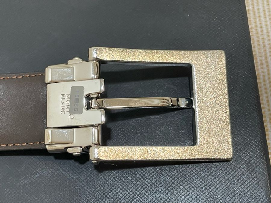 萬寶龍MONT BLANC30mm男用皮帶-20