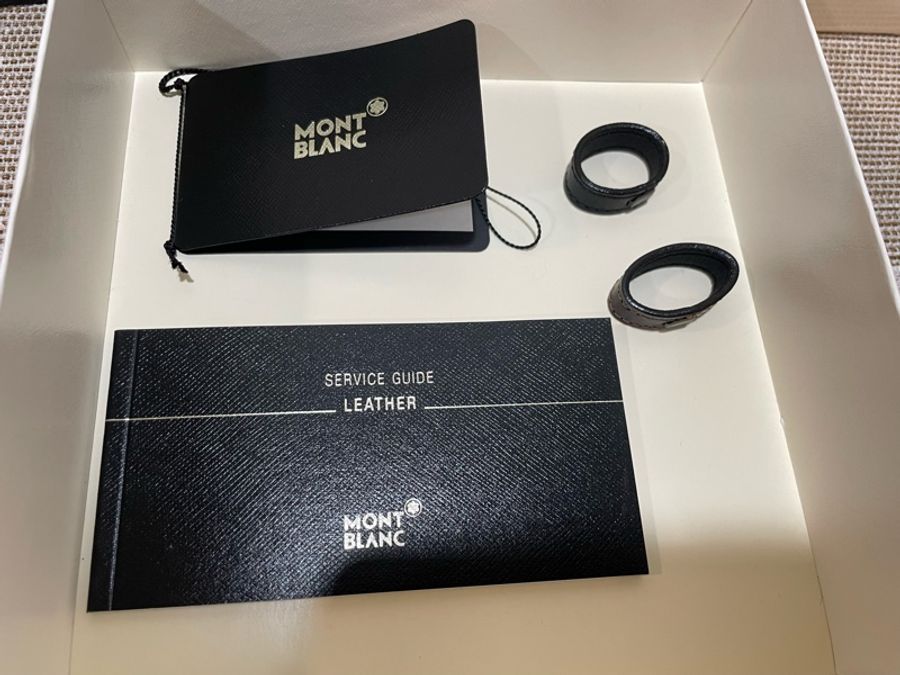 萬寶龍MONT BLANC30mm男用皮帶-21