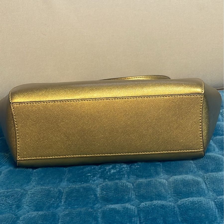 全新品MK 金色 鏈條包 側背包-3