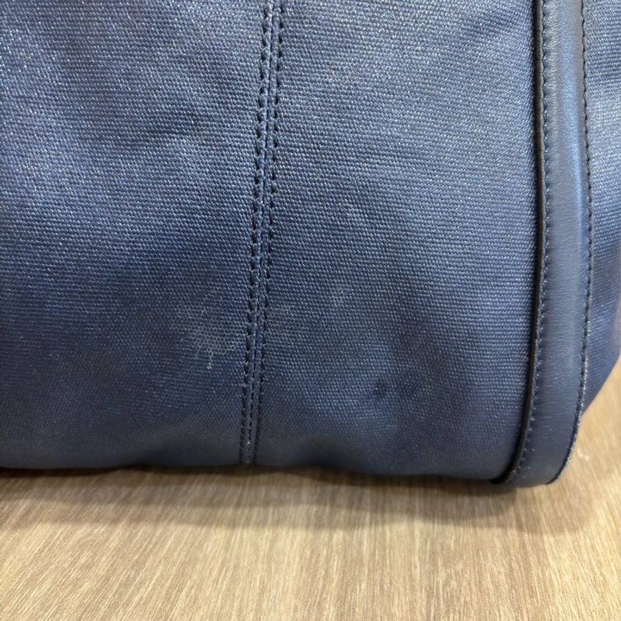 TODS G BAG 藍色防水布 小款 肩背包斜背包手提包-6