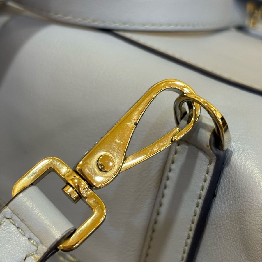 TODS WAVE MINI 水 藍 全皮 豆豆 手提包 肩背包 斜背包 後背包 palm-18