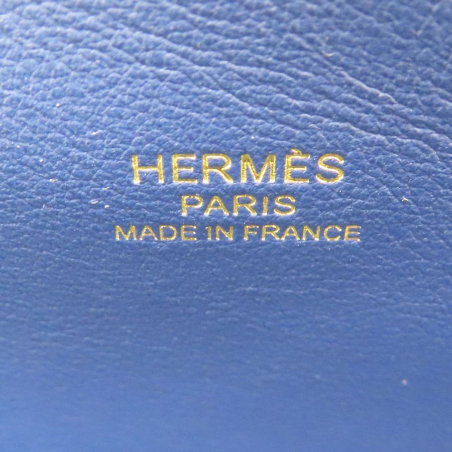 【再降價】Bolide 1923 27 柏莉包 两用包 藍色 牛皮 U刻 金扣【HERMES 愛馬仕】-5