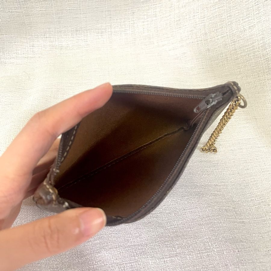 ✨ Celine 老花拉鍊零錢包-14