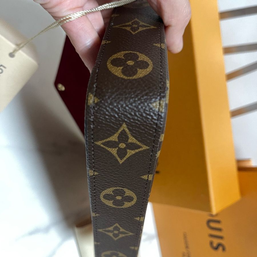 全新 Lv 三合一斜背包 晶片款-7