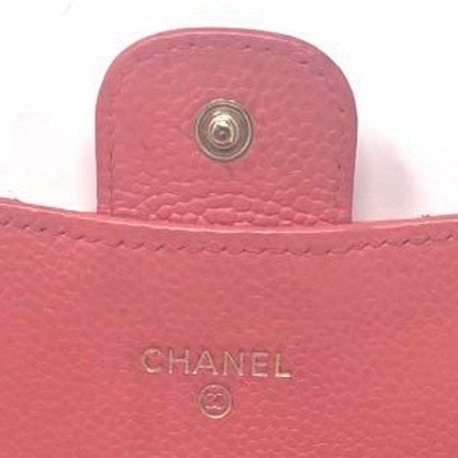✨稀有小香✨Chanel|香奈兒精緻🍑胭脂粉長夾✦fufu style精品✦氣質款|二手名牌包|皮夾錢包長夾-23
