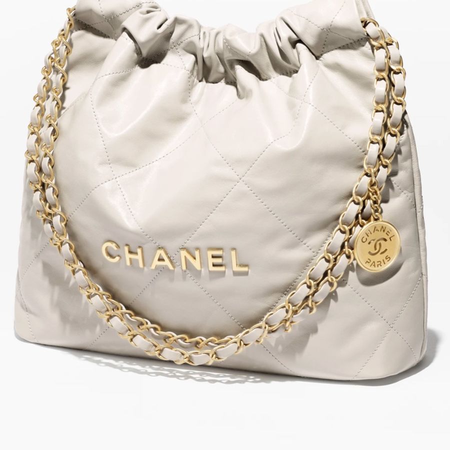 全新CHANEL白色垃圾袋22s-0