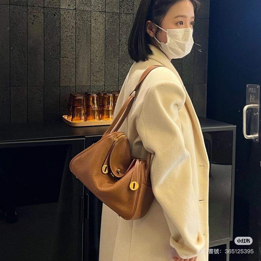 全新帶膜 全配🈶️購證🔥#愛馬仕 #W刻 #lindy26 #金棕 金釦 #hermes-2