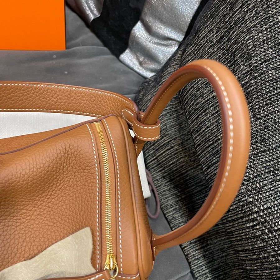 全新帶膜 全配🈶️購證🔥#愛馬仕 #W刻 #lindy26 #金棕 金釦 #hermes-13