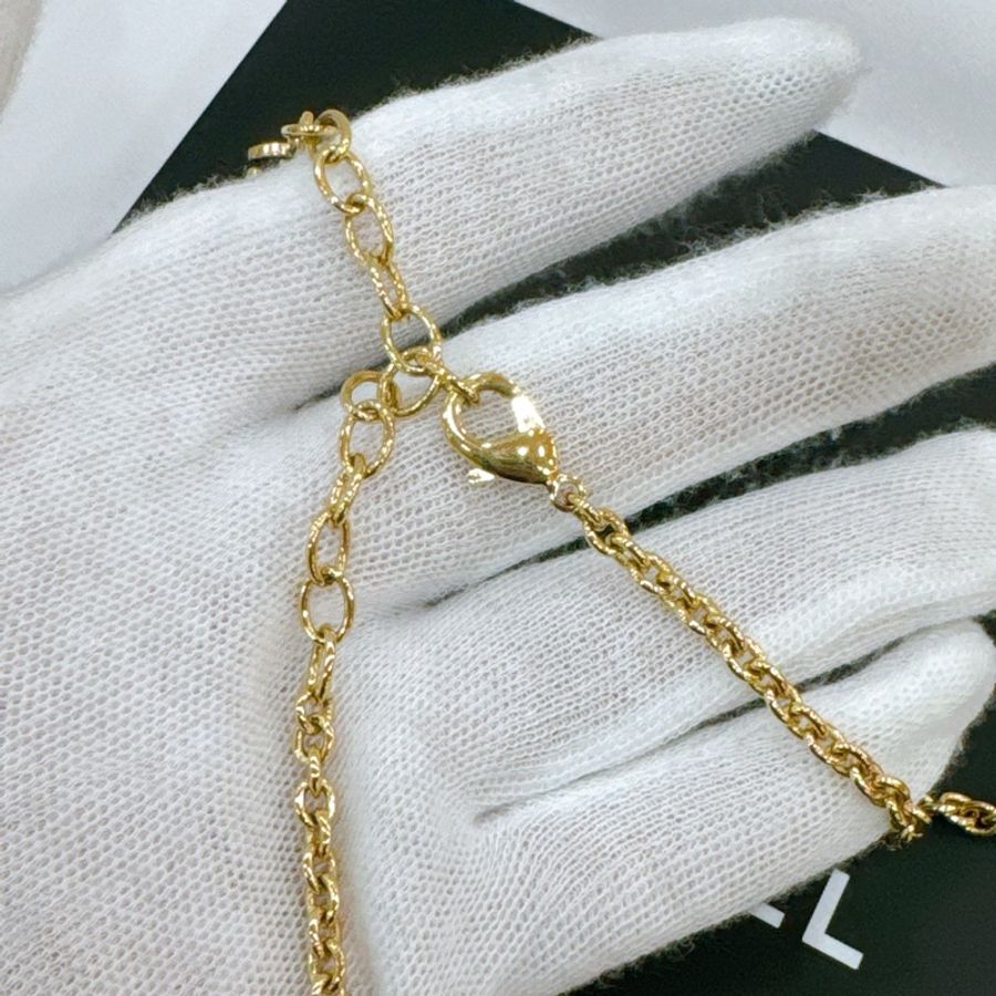 莉亞精品♡Chanel 疊心排鑽頸鏈 全新-6