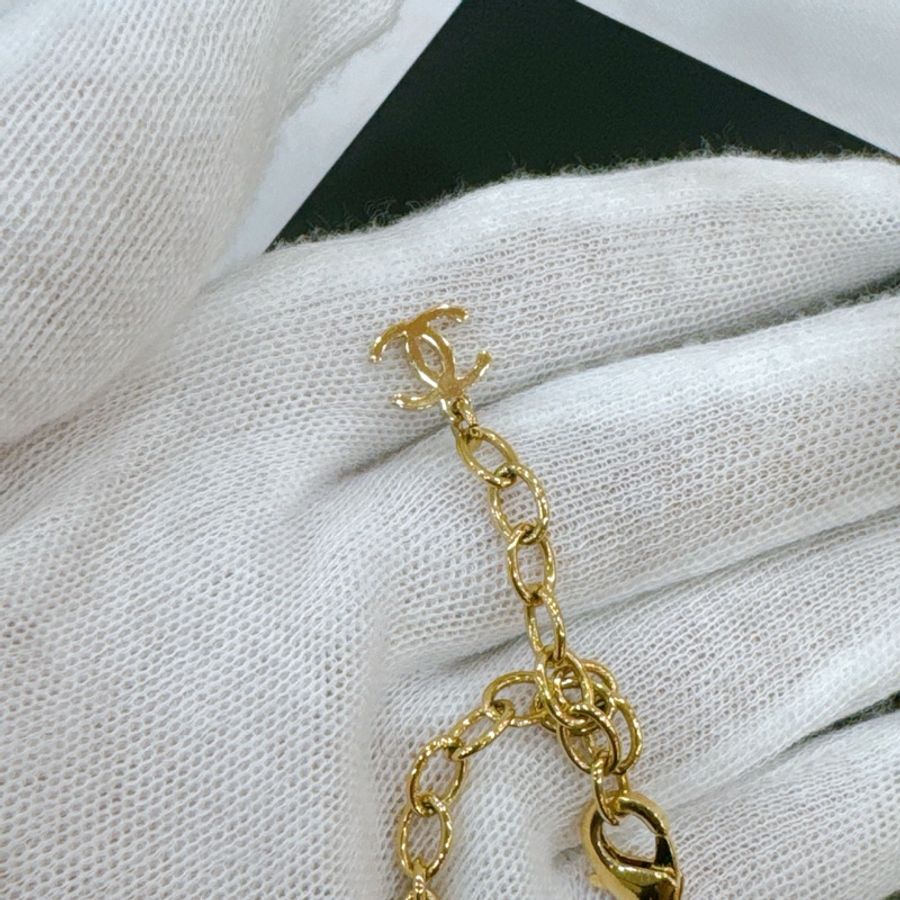 莉亞精品♡Chanel 疊心排鑽頸鏈 全新-7