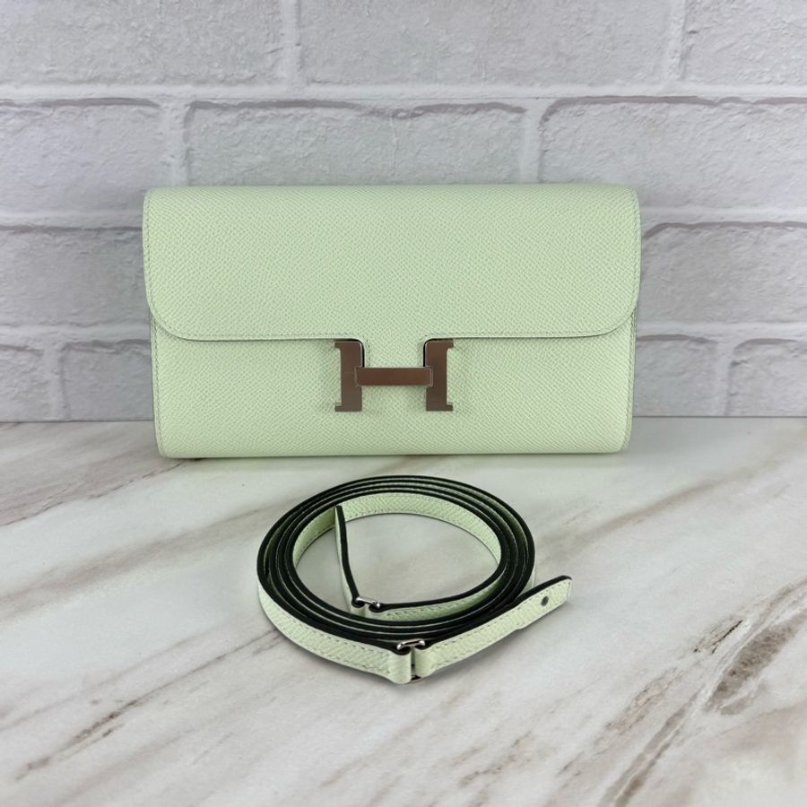 愛馬仕 Hermès Constance To Go OS Vert Fizz 氣泡綠 Epsom 康康 To Go 銀釦-7