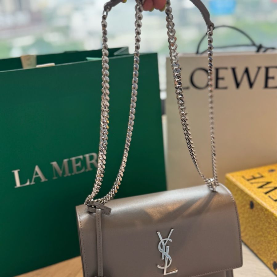 YSL Sunset灰色 近全新-7