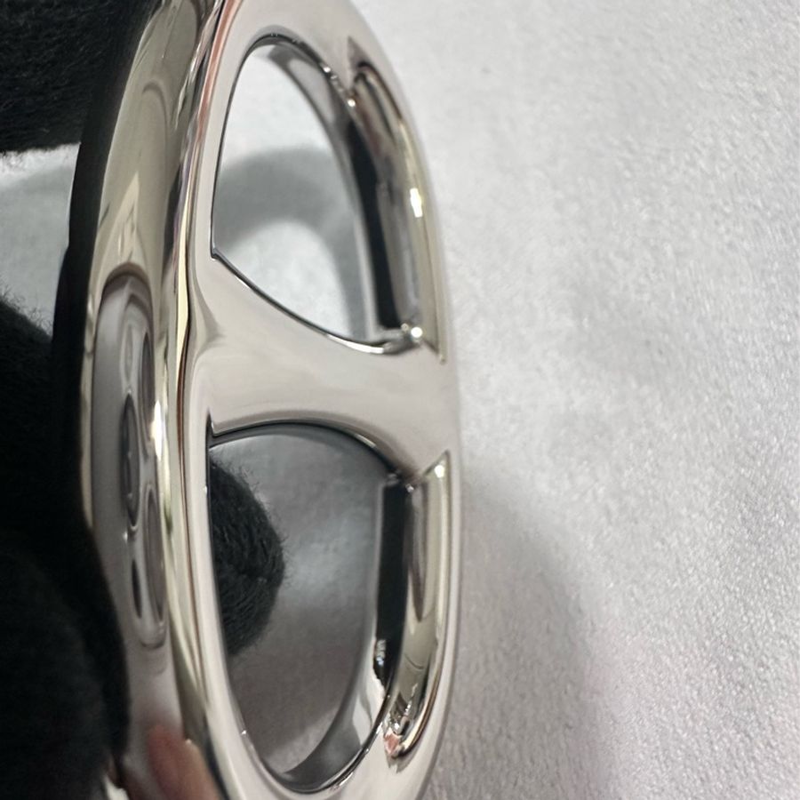 Hermes豬鼻絲巾扣環 銀 Chaine d'Ancre 90絲巾扣-6