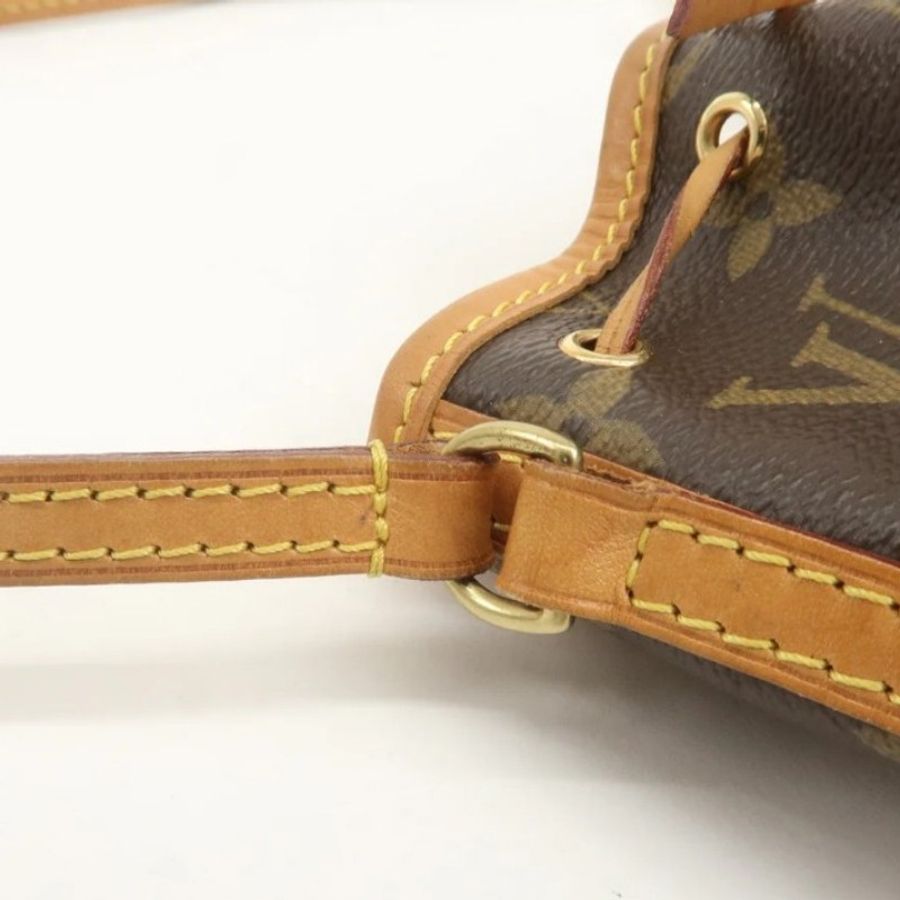 Vintage authentic Louis Vuitton Monogram Canvas Nano Noé bag-6