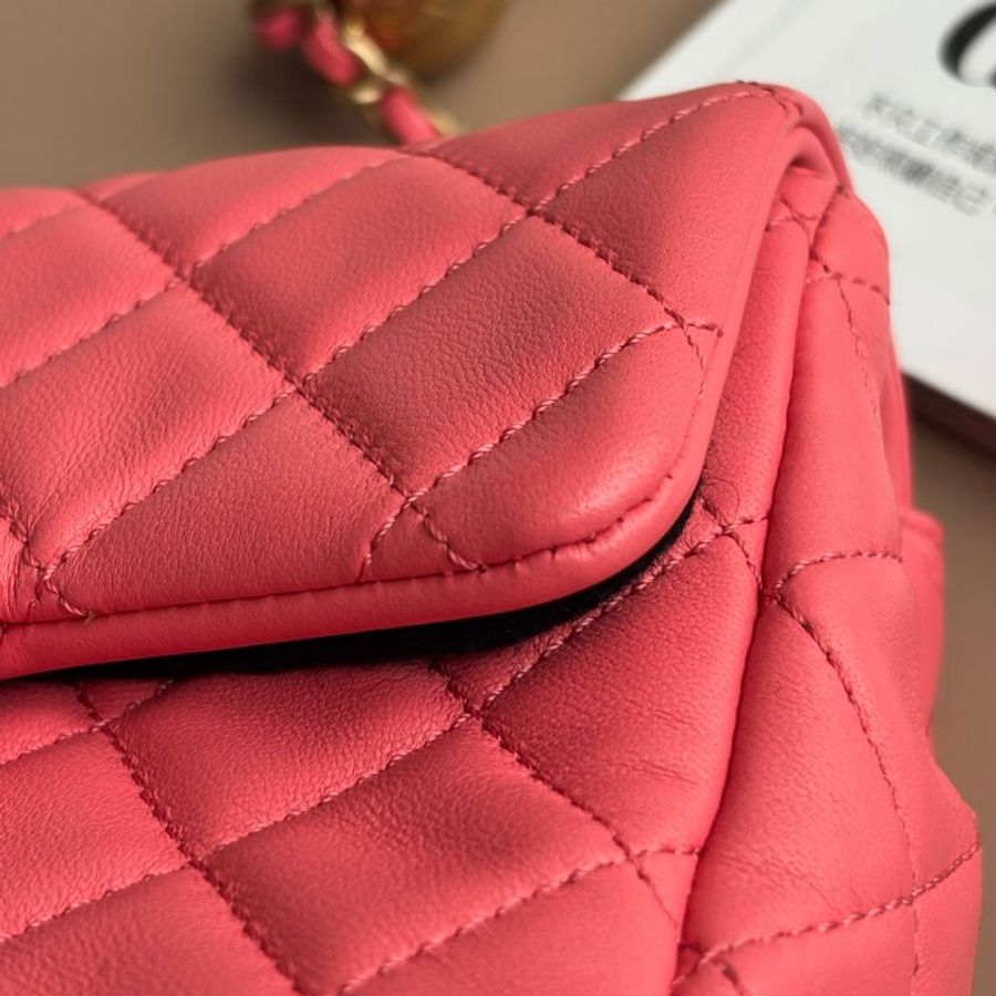 ::CHANEL:: 珊瑚粉橘金球方胖17 天菜COCO-5