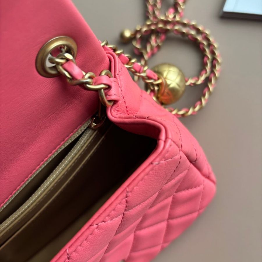 ::CHANEL:: 珊瑚粉橘金球方胖17 天菜COCO-29