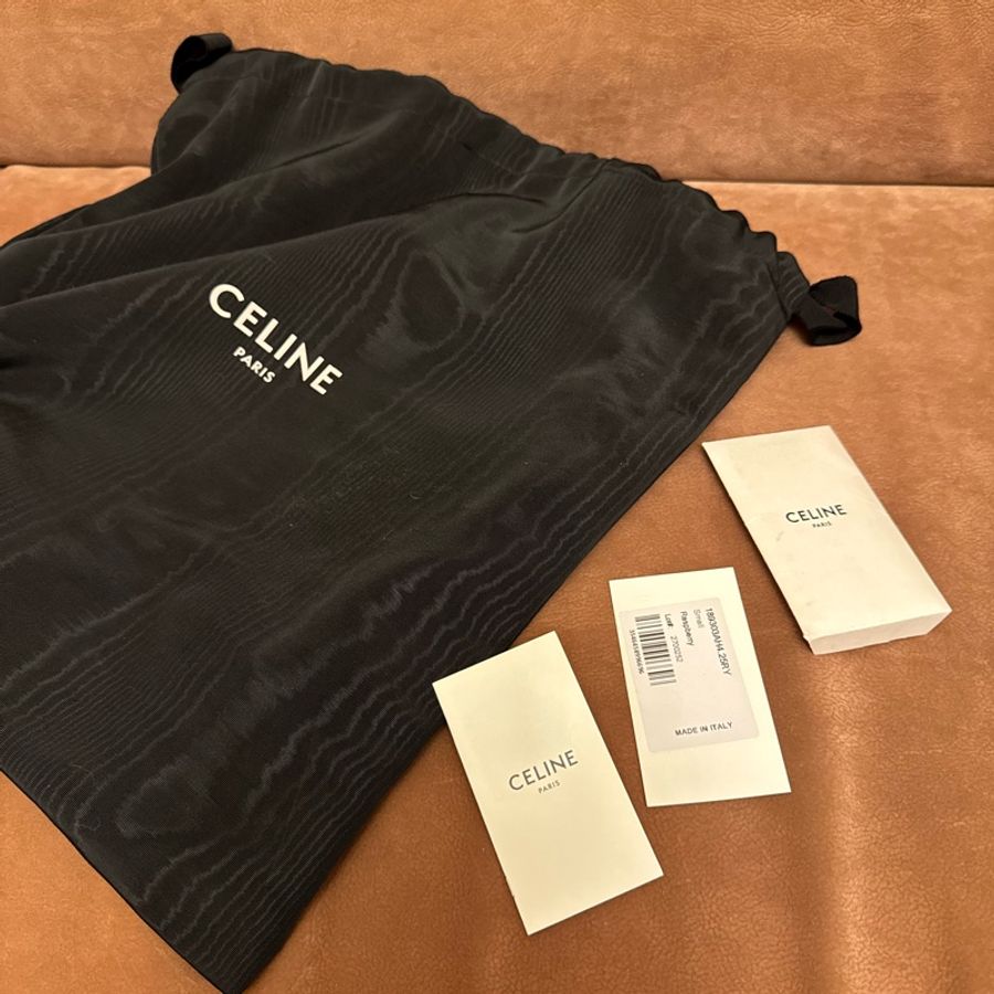 Celine sangle bucket small 水桶包 小號 酒紅色/紅莓色-27