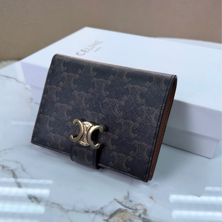 全新‼️Celine Medium Victoire Wallet 10M912 老花 凱旋門 錢包-3