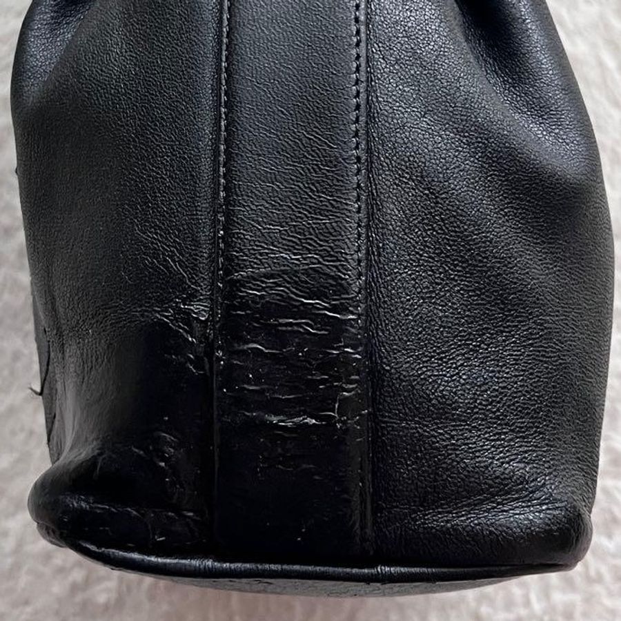 Chanel 老香真皮小水桶|經典不敗款✦fufu style精品✦ 二手香香包|Vintage入門首選 斜背包|單肩包-11
