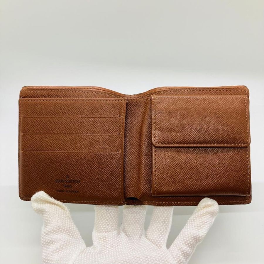 🎀整新品🎀 Louis Vuitton 原花男生短夾錢包|經典花紋✦fufu style 精品✦ 氣質款|二手名牌包|錢包.男生短夾錢包.男生皮夾-28