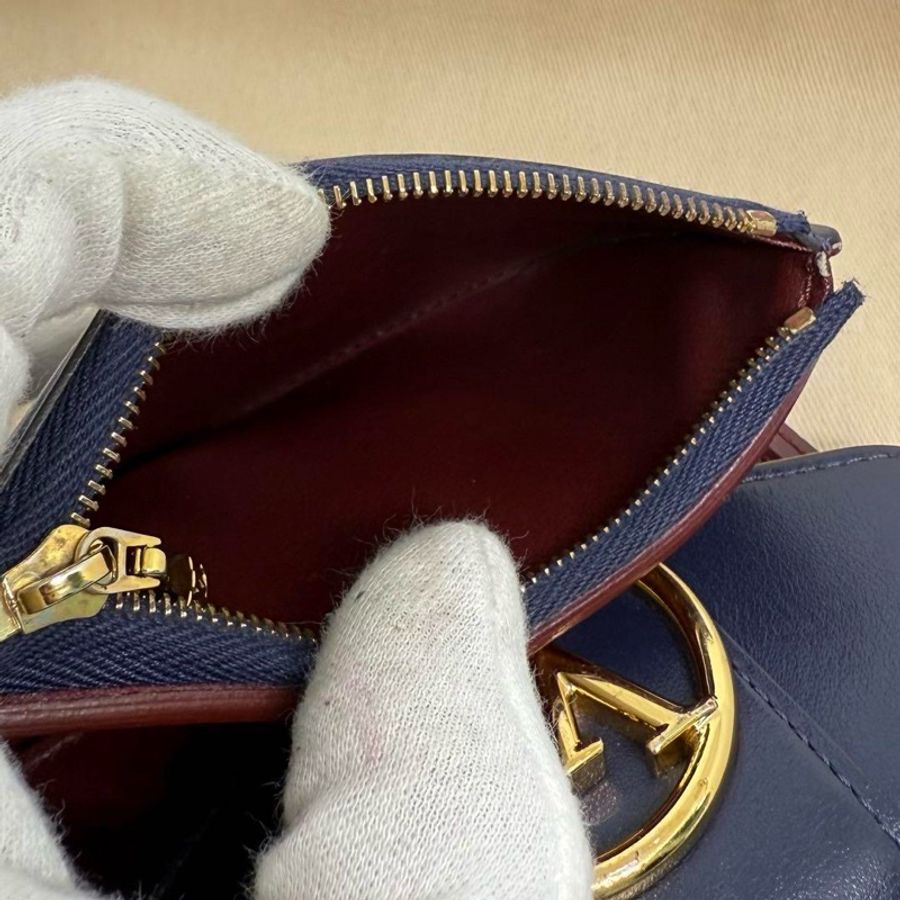 🎀稀有寶石藍🎀 Louis Vuitton Pont9短夾|經典花紋✦fufu style 精品✦ 氣質款|二手名牌包|錢包.皮夾.短夾.皮夾-20